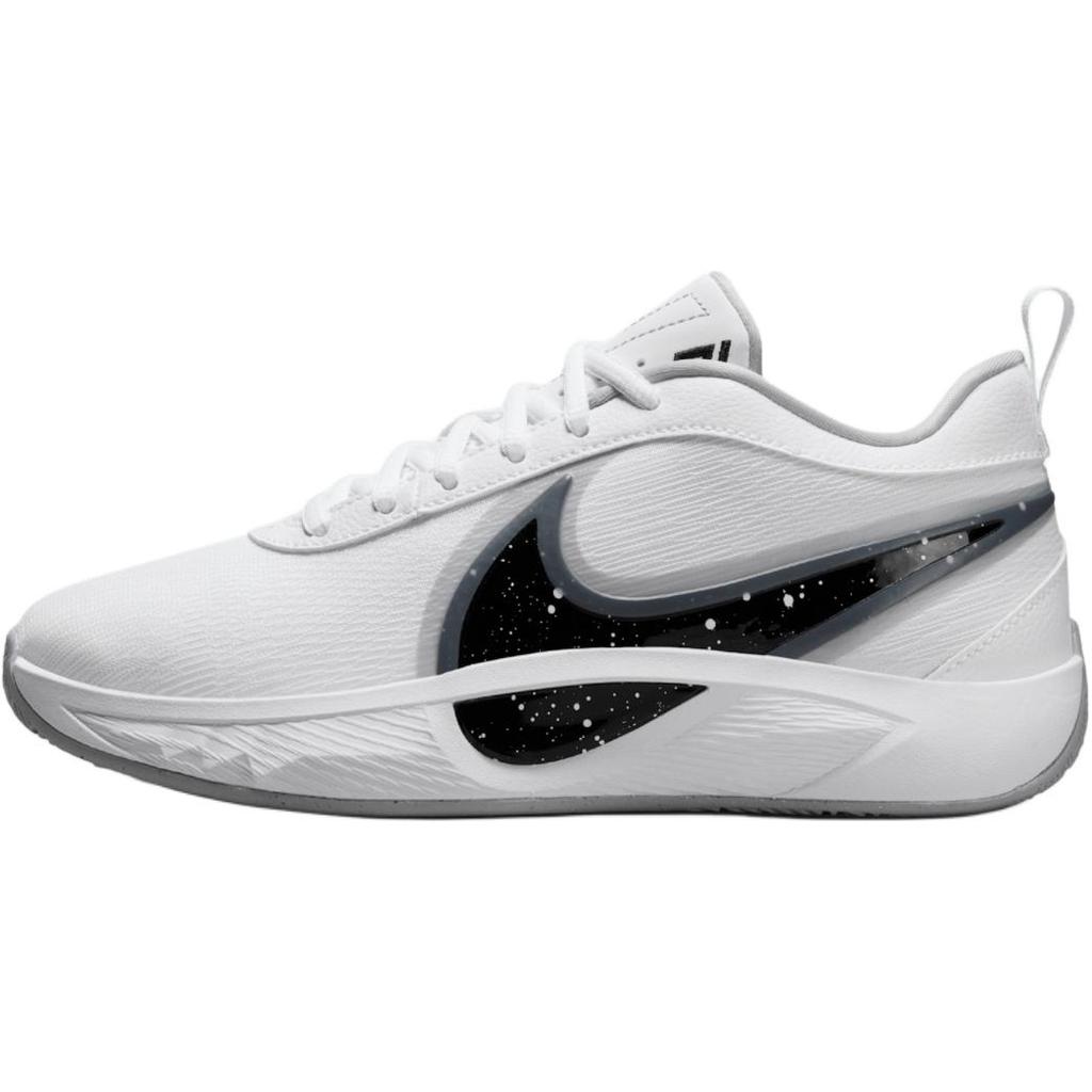 Nike Giannis Freak 6 Abrasion Resistant Low Top Children's Basketball Shoes White Black Sneakers FQ7378-101