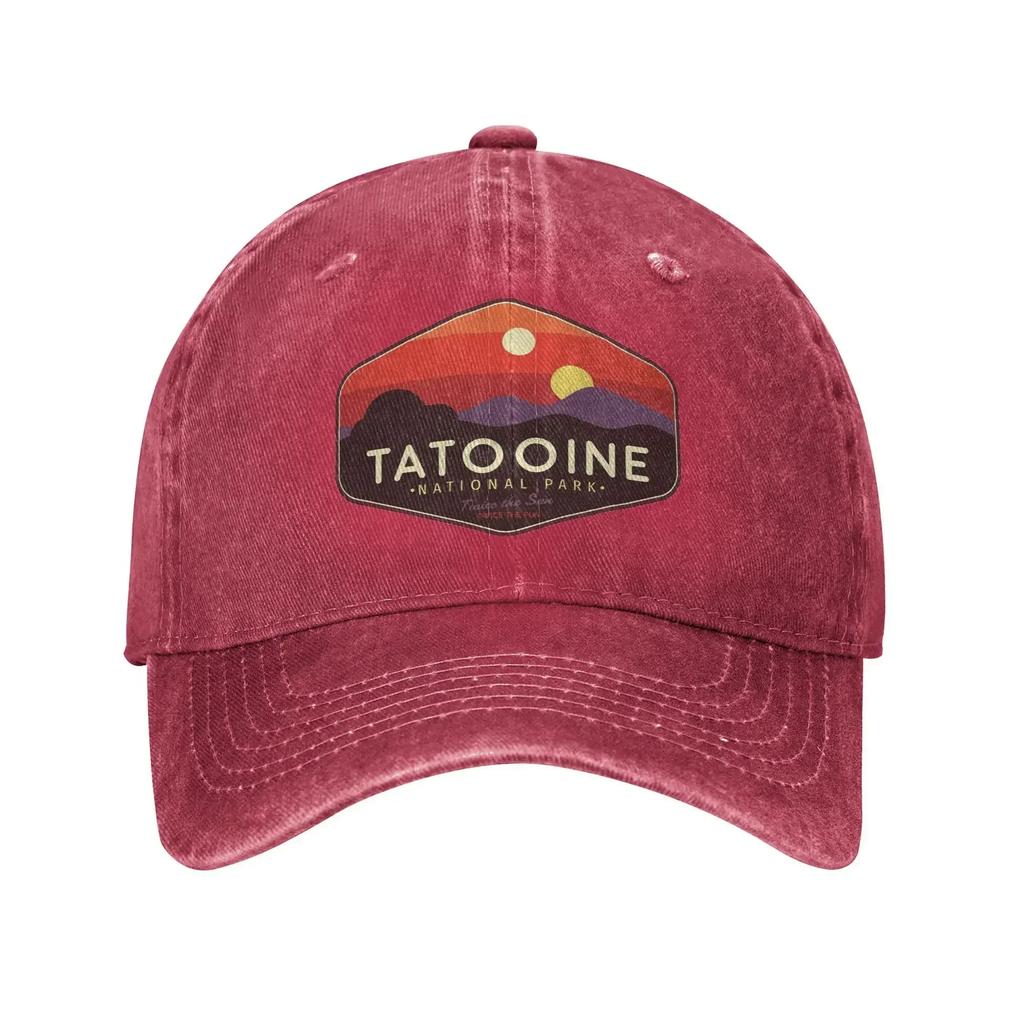 Tatooine National Park the Fun Baseball Cap Casual Distressed Washed Headwear Unisex Outdoor Running Golf Soft Caps Hat