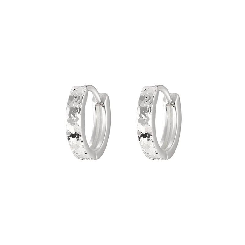 Minimalist Circle Earrings Women Sterling Hypoallergenic Lightweight Fashion Studs 925 Sterling Silver