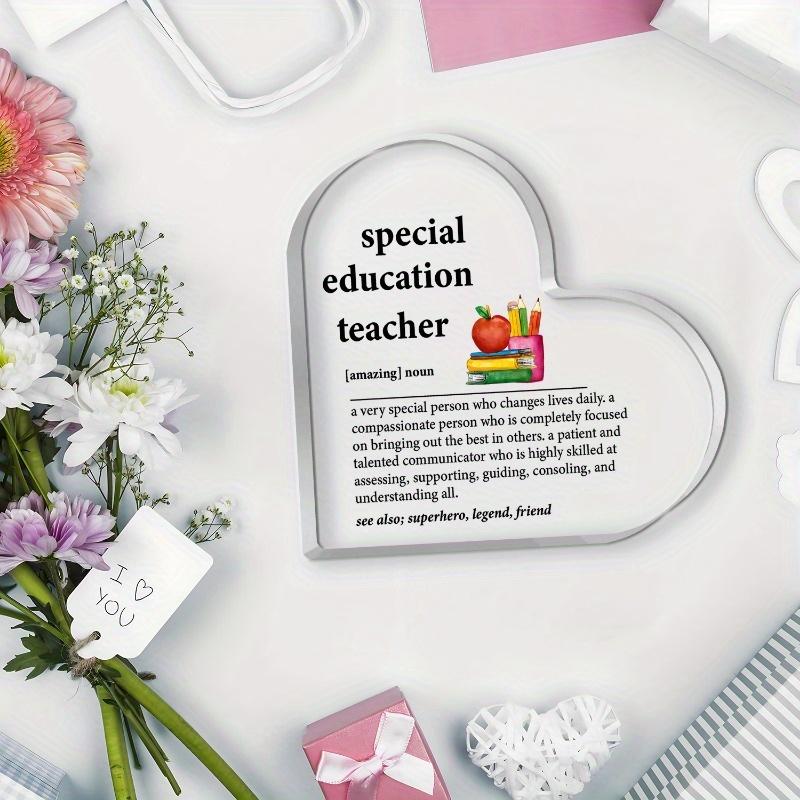 Autism Teacher Thank You Gift – For Teacher's Day, birthday, retirement, Christmas. Farewell present from students.