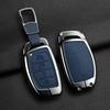 Zinc Alloy Leather Car Key Holder For Hyundai Tucson Elantra Creta Sonata Ix35 Ix45 I40 I30 I20 I10 Ioniq Accent Creata Key Fob