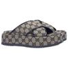 Slide Slippers Women's Beige Blue 692842 H6320 4061