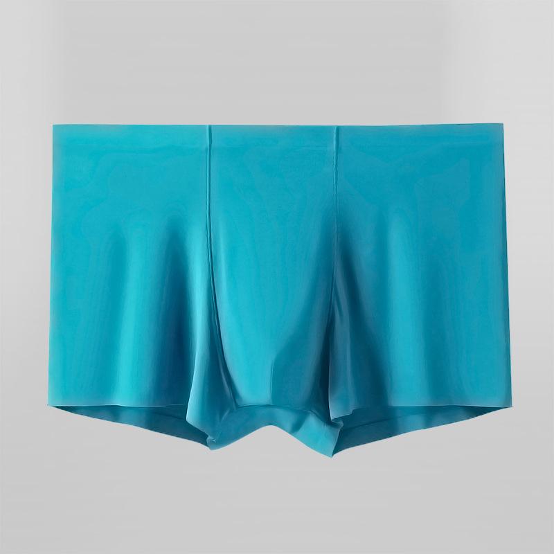 Men's Summer Lightweight Sexy Moisture-wicking Seamless Quick-drying Sports Boxer Briefs