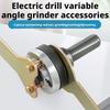 5pcs/set 10mm Electric Drill Conversion Angle Grinder Connecting Rod Cutting Disc Polishing Wheel Metals Handle Holder Adapter