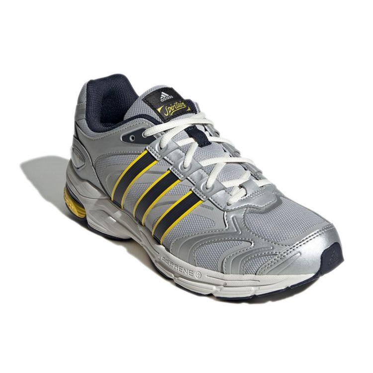 Adidas Spiritain 2000 Comfortable Retro Slip-Resistant Durable Low-Top Running Shoes Men Sneakers Silver Blue GY6602
