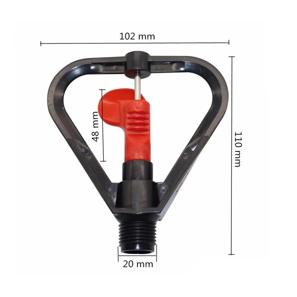 

1/2 Medium Distance Rotating Impact Nozzle Agricultural Garden Lawn Irrigation Spray Ideal for Planting And Greening