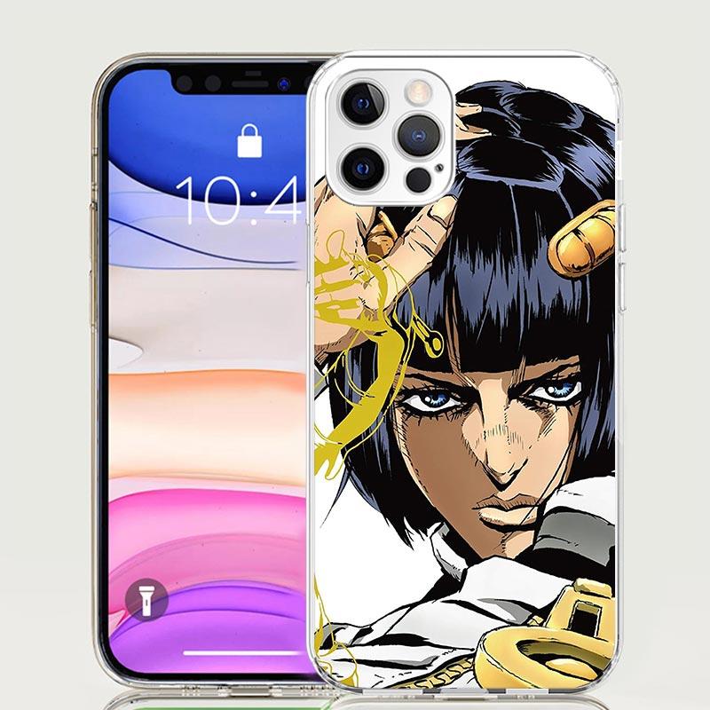 

Чехол для телефона JoJo Adventure Бруно Буччеллати для iPhone 17 Air 16 15 Plus 11 14 Pro Max 13 Mini 12 7 8 + SE Художественный узор Индивидуальный iPhone 14