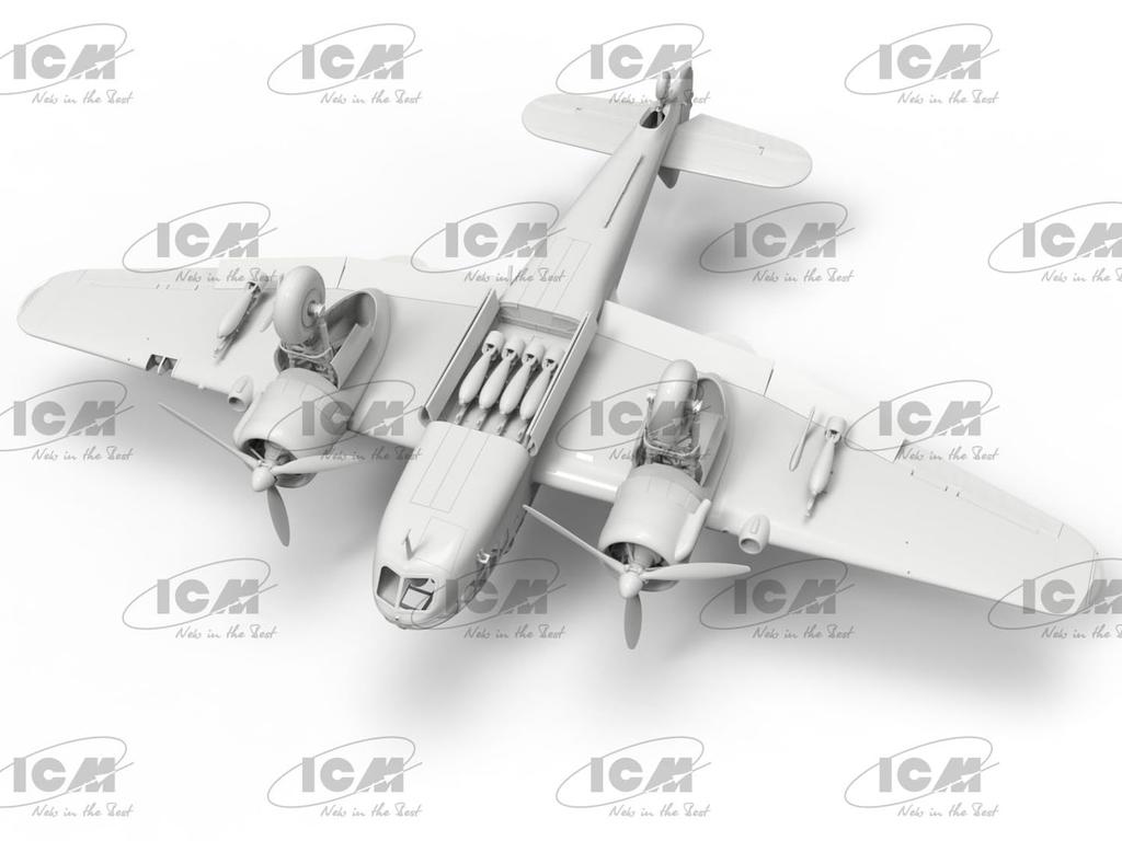 ICM British Bristol Beaufort Bomb Equipped Plastic Model Kit 48314 1/48 Mk.I (Airplane)