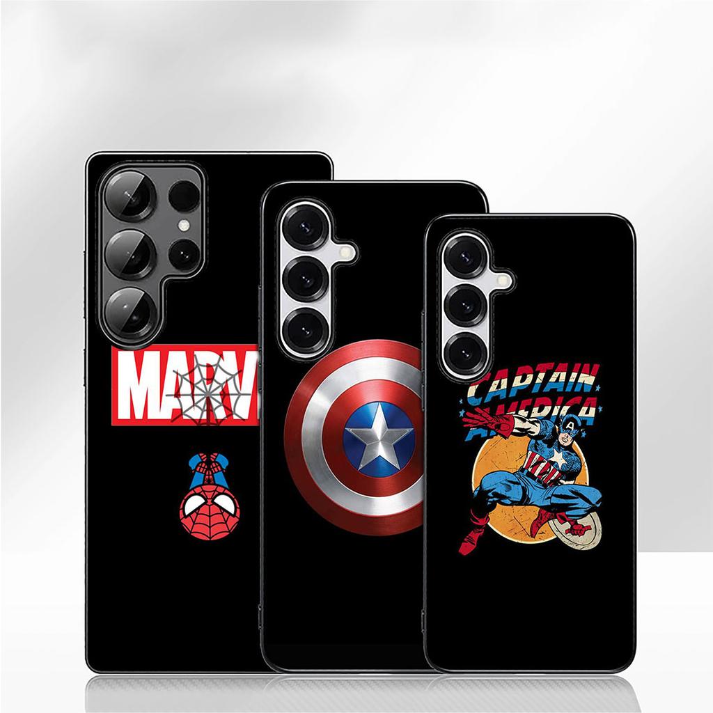 Marvel Captain America Shield Superhero Phone Case for Apple iPhone 16 15 14 Plus 13 12 Mini 17 Pro Max + 16E Air 16+ ProMax