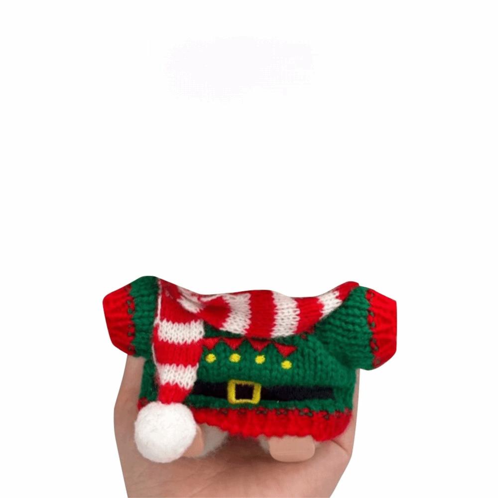 Scarf Christmas Attire Red Color Deer Costume New Skirt Overalls  Festive Occasions