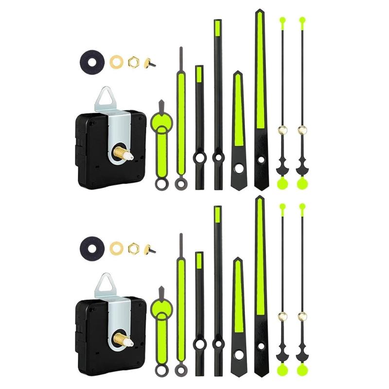 Silents Clock Mechanism Replacement Kits, Battery Operated Clock Movement Parts with Clock Hand DIY Clock Repair Parts