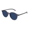 Six-Star Logo Design Round Sunglasses Men Sunglasses Gray MB0326SA-002