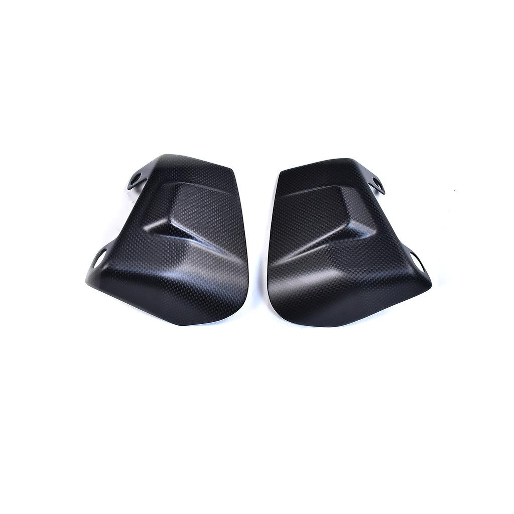 Universal Carbon Fiber Motorcycle Front Brake Caliper Air Guide Radiator Accessory