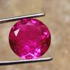 18 mm Natural Flawless Ceylon Padparadscha Sapphire Round Cut Gemstone