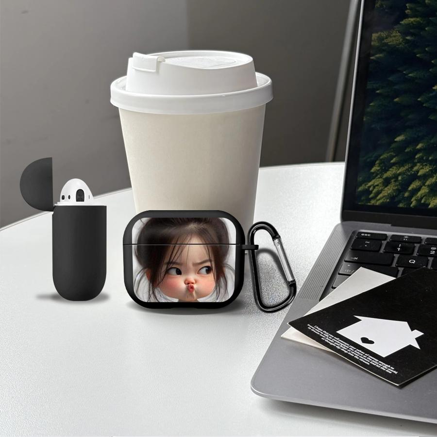 Pouting For Cuteness Girl Earphone Cases Cover Case For Airpods 2 Pro2 1 4 Pro 3 Pro3