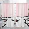 Home Interior Kitchen Curtains for Living Room 2 Pieces Blackout Curtains Door Curtain Maltese Dog Partition Bedroom Decoration