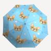 1pc French Bulldog Stars Pattern Umbrella with Plastic Handle, Suitable for All Seasons Outdoor PT378