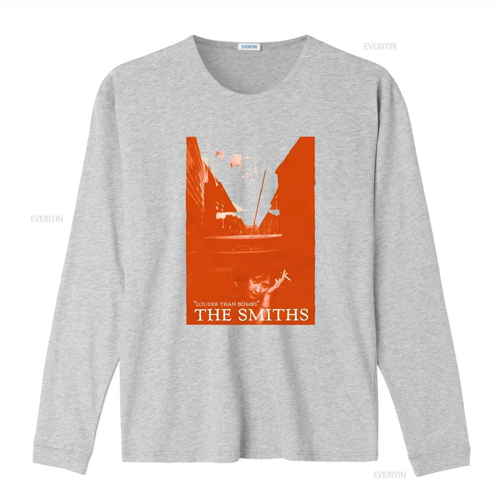 The Smiths Louder Than Bombs 1987 Promo Organic T Shirt vintage Washed Comfortable graphic Top For Everyday Wear Slightly