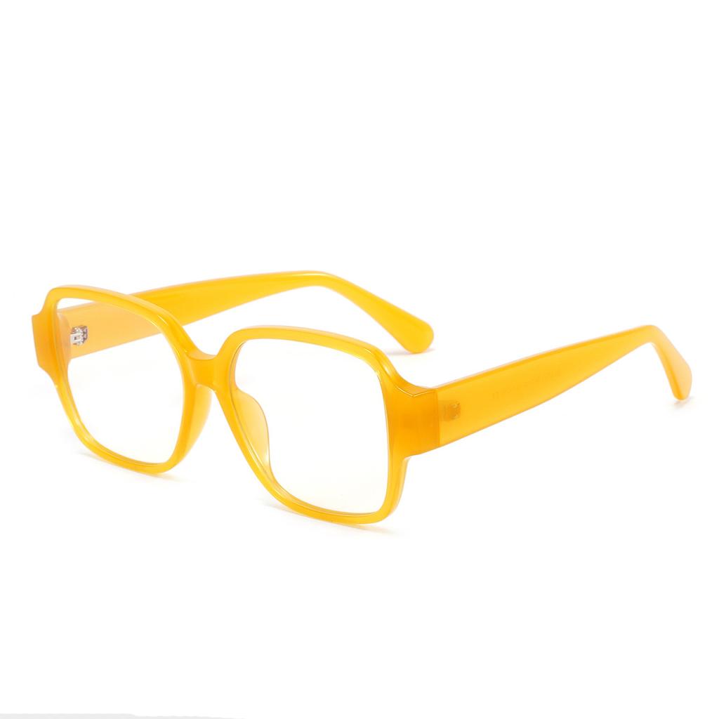 Vintage Übergröße Unisex Lesebrille TR90 Großes Gestell Weitsichtigkeits-Brillen Quadratisch Transparent Computer Optische Brillen