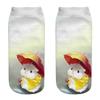 Funny and Cute Animal Fitness Socks, 3D Printed Mouse Totoro for Women