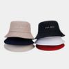 Cotton Embroidered Fisherman Hat With Sun Protection For Casual Summer Wear