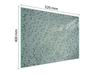 TAGLIERE IN VETRO 52x40 GOCCE
