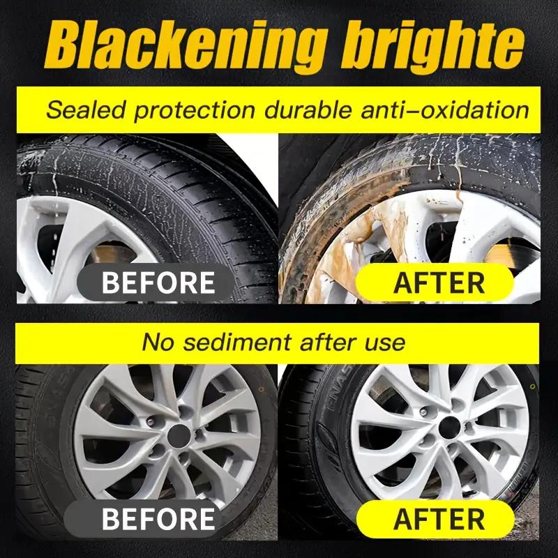 Tire and Plastic Restoration Wax - Adds Deep Shine To Tires and Faded Trim,suitable for Car Bumpers,rubber Seals,door Panels