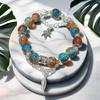 Daisy Popcorn Beaded Bracelet: Elegant Women's Hand Jewelry