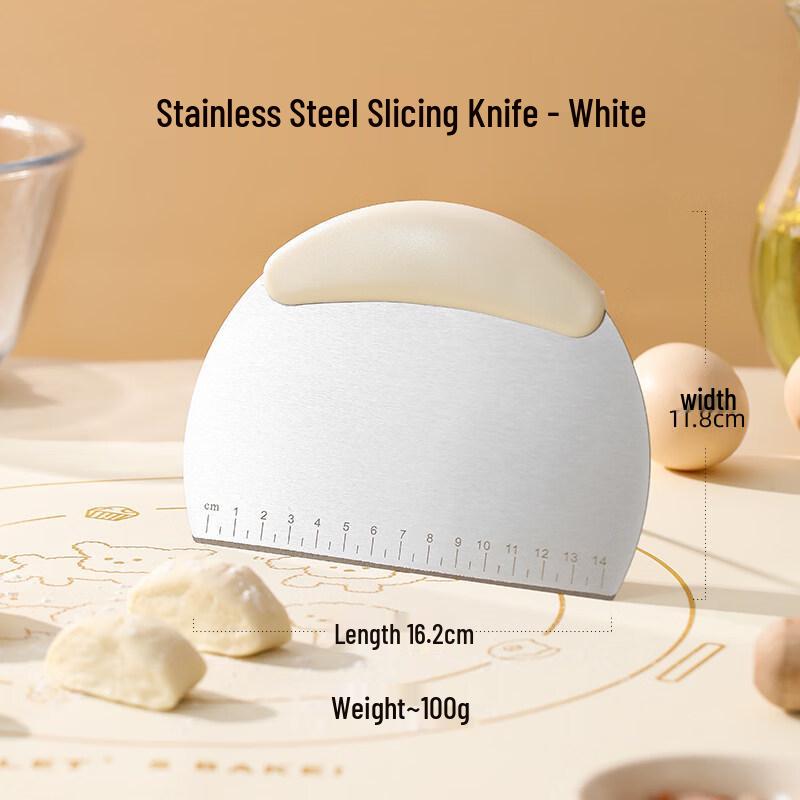 Stainless Steel Dough Cutter and Scraper Set