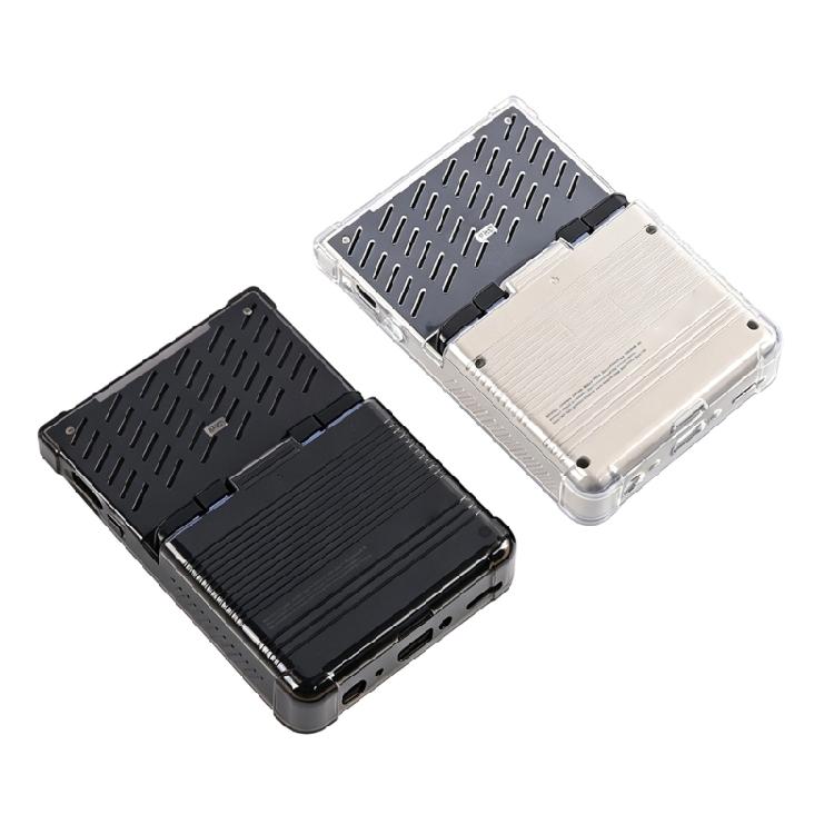 Wraparound Handheld Console Case for Trimui Brick, TPU Shell with Reinforced Corners and Storage Ready Design