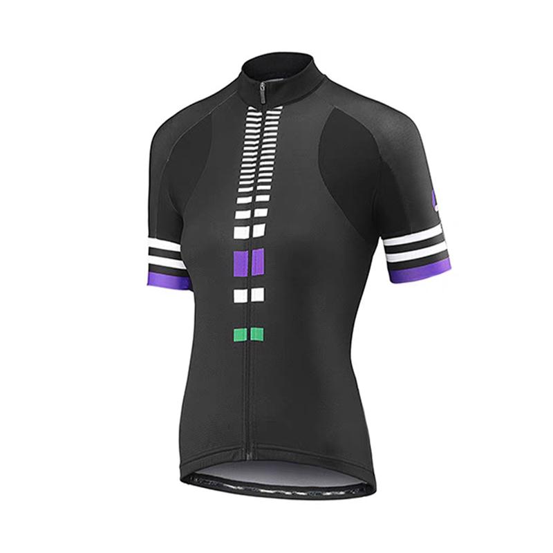 Women's Cycling Suit Set Summer Short Sleeved Cycling Jersey Cycling Bib Women's Sponge Cushion Cycling Shorts