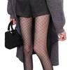 Rhombus Plaid Pantyhose Retro Women Sexy Hottie Nylon Mesh Tights Beautify Legs Fishnet Body Stockings Ins Style