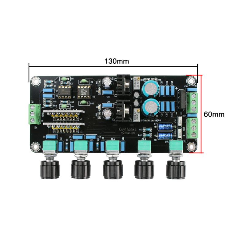 Buy Newest Opa2604+Ad827Jn Preamplifier Tone Board Lm317 Lm337