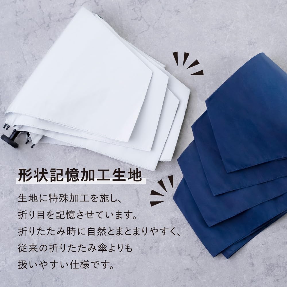 Ogawa Parasol Compact Folding Umbrella for Sun and Folds In Approximately 5 UV Cut Rate Light Blocking Rate Complete Light Heat Shape Memory Charcoal