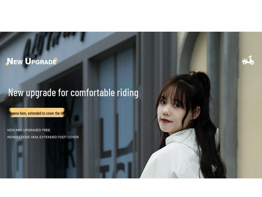 Zheng Yu Extra Long Full Body Raincoat for Outdoor Travel and Electric Vehicle Riders