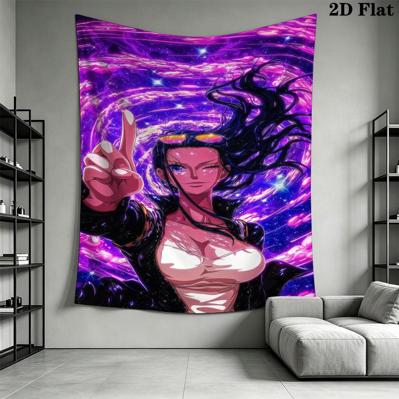 Boa Hancock Wall Tapestry Aesthetic Wall Hanging Printed Fabric Blanket Decorative Tapestries For Bedroom Living Room Home Decor
