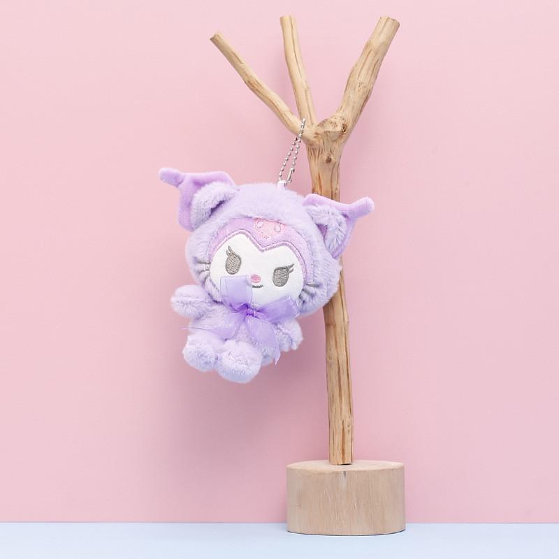 Soft And Fluffy Sanrio Character Plushies Kuromi Cinnamoroll Cute Animal Dolls For Girls