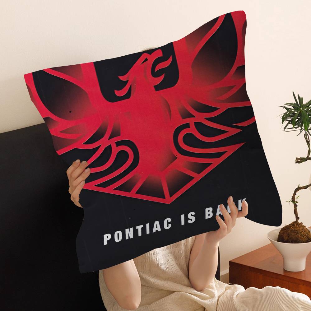 Pontiac Firebird Trans Pillow Covers Cartoon Sofa Decorative Home Double-Sided Printing Short Plush Cute Cushion Cover