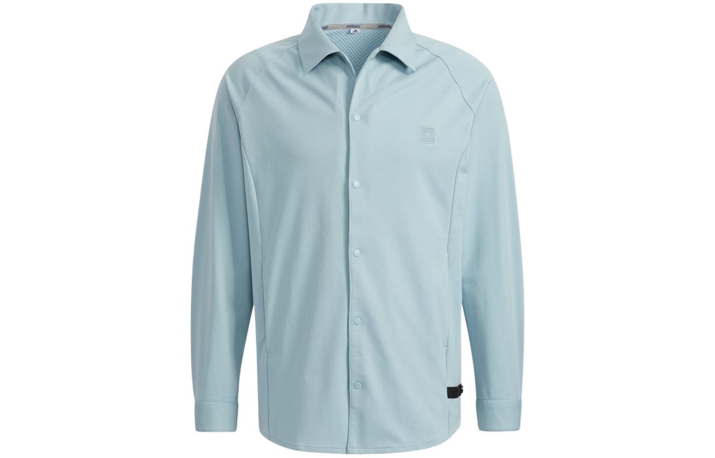 Adidas Shirts Men s Demon Gray Lapel Moderate H64638 XL