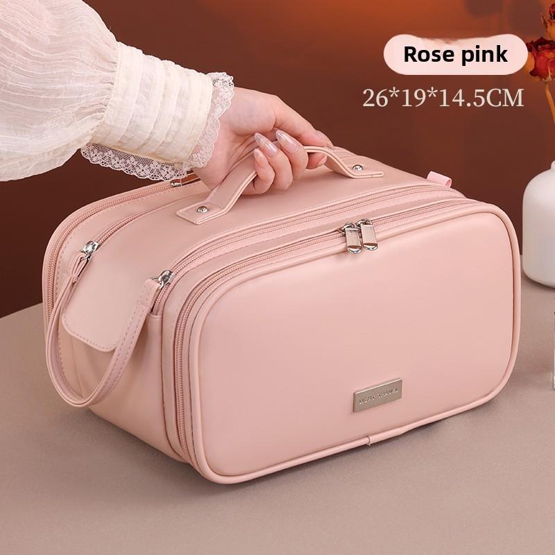 Modern Multicompartment Makeup Bag With Large Capacity For Travel And Home Organization