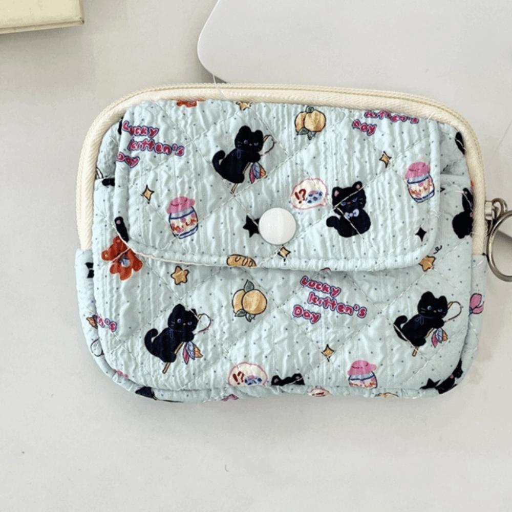 Korean Style Small Lipstick Bag Multifuctional Cute Wallet Sanitary Napkin Storage Bag  Daily