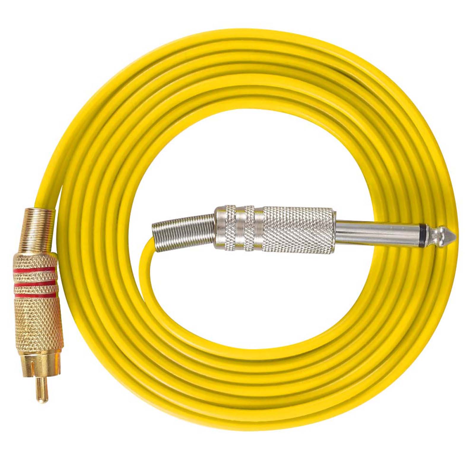 

Silicone Hook Line for Straight RCA Interface Insert Tattoo Machine Conversion kit (Yellow)