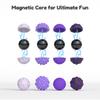 4/8 pieces Magnetic Sensory Silicone Ball Hand Touch Ball Soft Massage Training Raised Point Waist and Back Foot Massage Ball