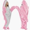 Shark sleeping bag, super soft flannel shark hoodie, orca loose jumpsuit