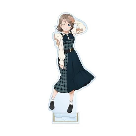 

Love Original Illustration of Watanabe You Checkered Dress Extra Large Acrylic Stand Live! Sunshine!! Ver.