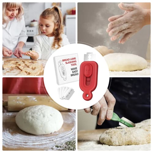 Bread Scoring Cutter - Easy-to-Use Sourdough Scoring Tool, Bread Slicer, Retractable Bread Lame Cutter | Multi-Purpose Bread Scoring Blade, Ergonomic