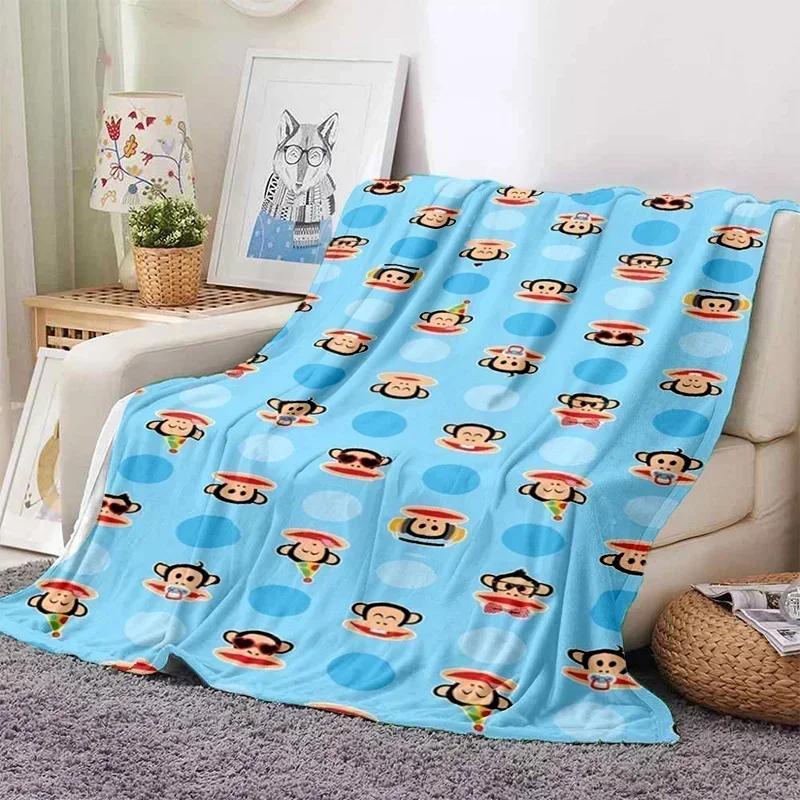 P-Paul Frank Flanell Wohnzimmer, Schlafzimmer, Schlafsofa, Picknick für Kinder, Wärme, Komfort, tragbare Decke, Geburtstagsgeschenk r2