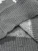 Temu Xi Yin Men's Autumn Winter Loose Knit Sweater - Round Neck, Long Sleeve, Hong Kong Style