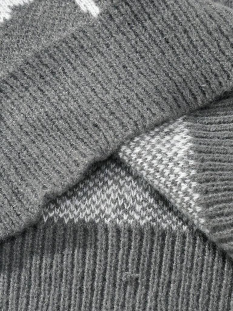 Temu Xi Yin Men's Autumn Winter Loose Knit Sweater - Round Neck, Long Sleeve, Hong Kong Style