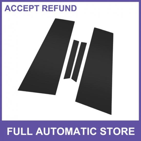 4Pcs Car Door Pillar Window Trim for Mercedes-Benz CLS 2017- Black